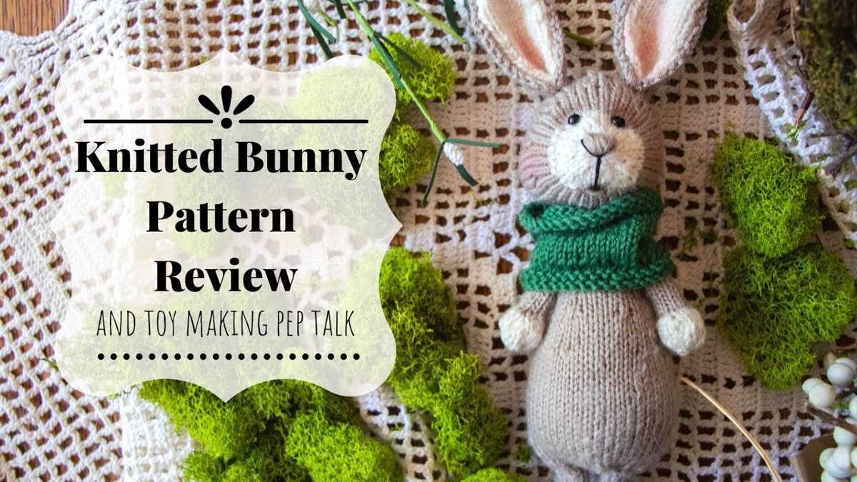 Free easy knit bunny pattern