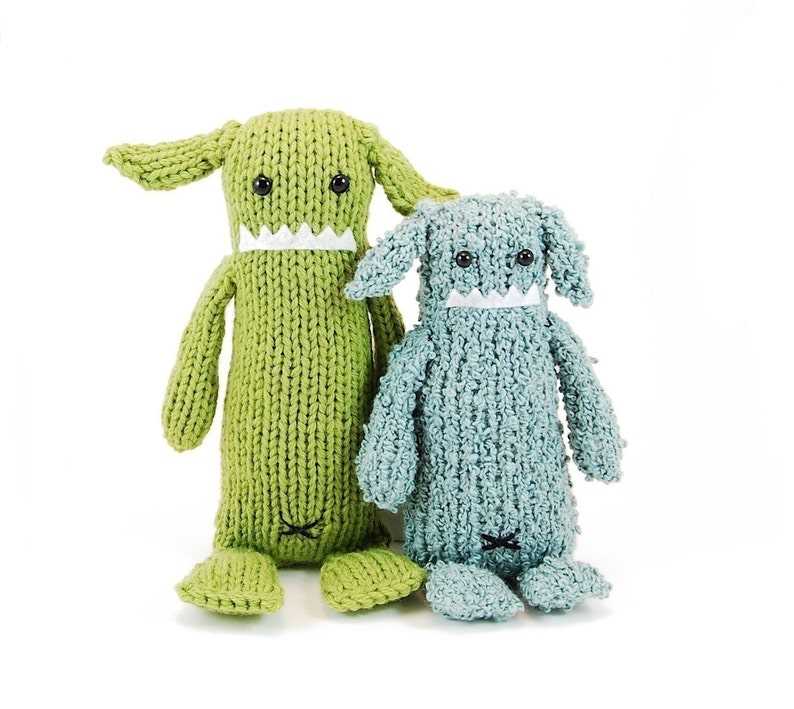 Knitted monster pattern