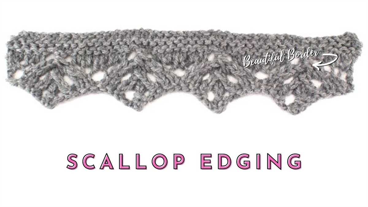 Knitted lace edging patterns free