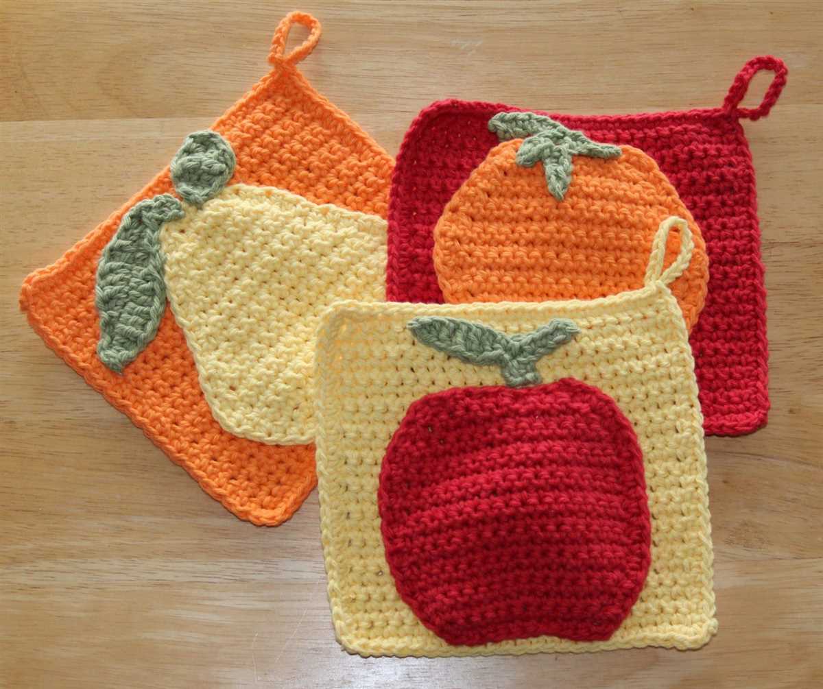 Pot holder knitting pattern beginners