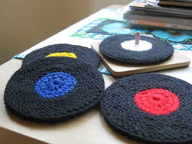 Knit coasters pattern free