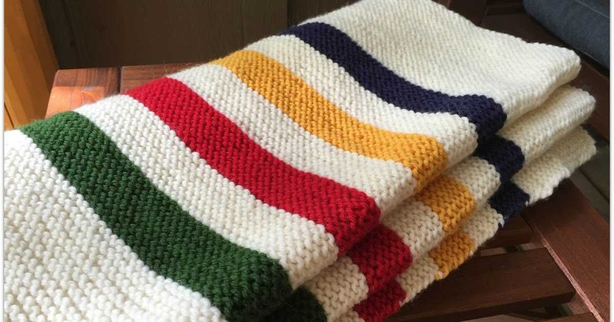 Knitted weighted blanket pattern