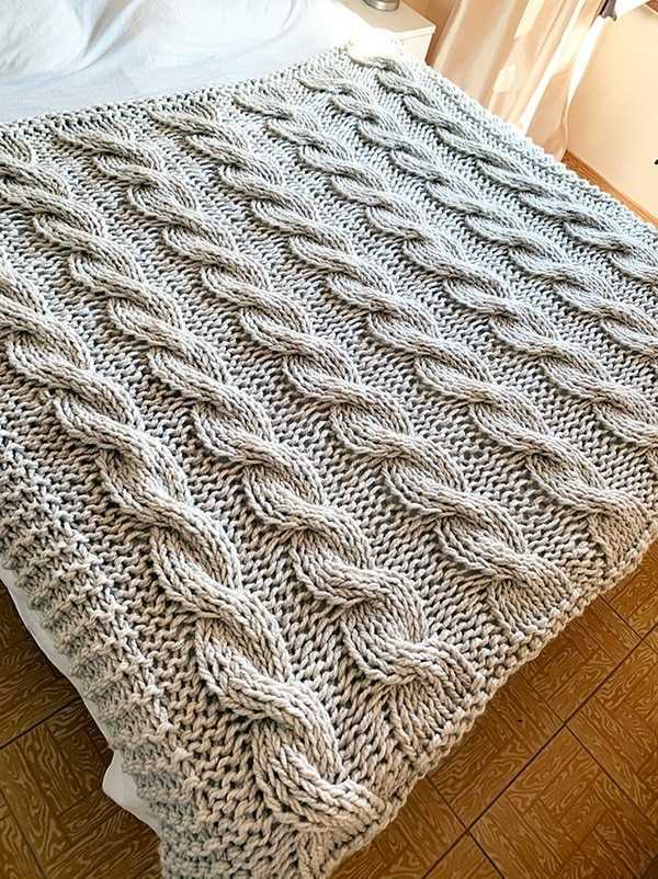 Easy chunky blanket knitting patterns