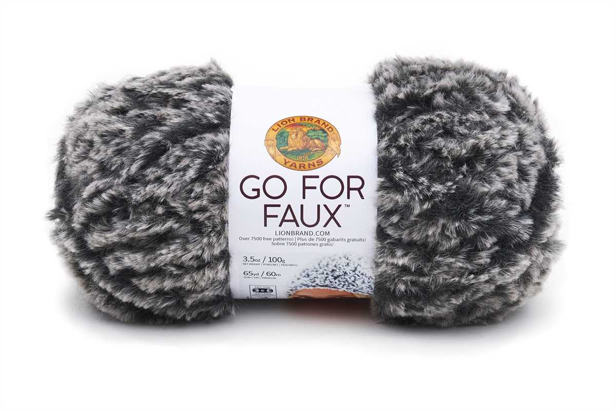 Go for faux yarn knitting patterns