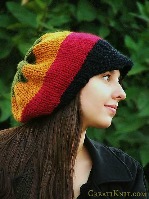 Rasta hat knitting pattern free