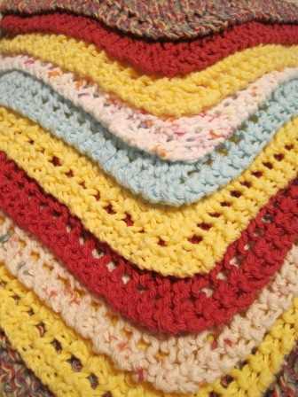 Grandmother's dishcloth knitting pattern