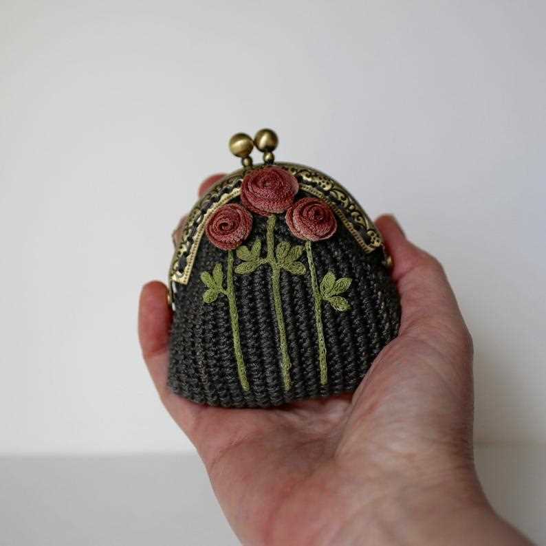 Knit coin purse pattern free