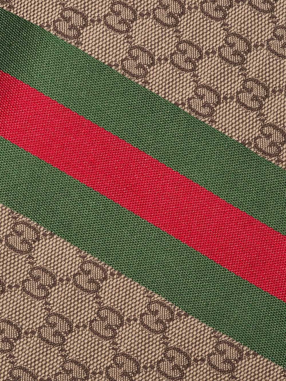 Gucci gg jacquard pattern knitted scarf