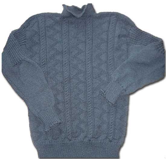 Fishermans jumper knitting pattern