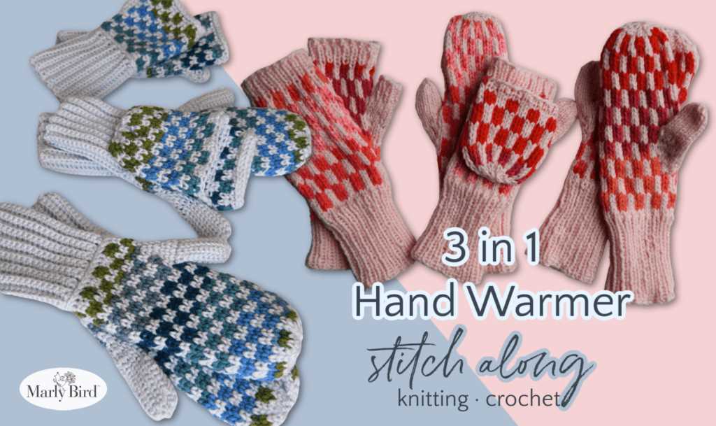 Fingerless gloves with mitten flap knitting pattern free