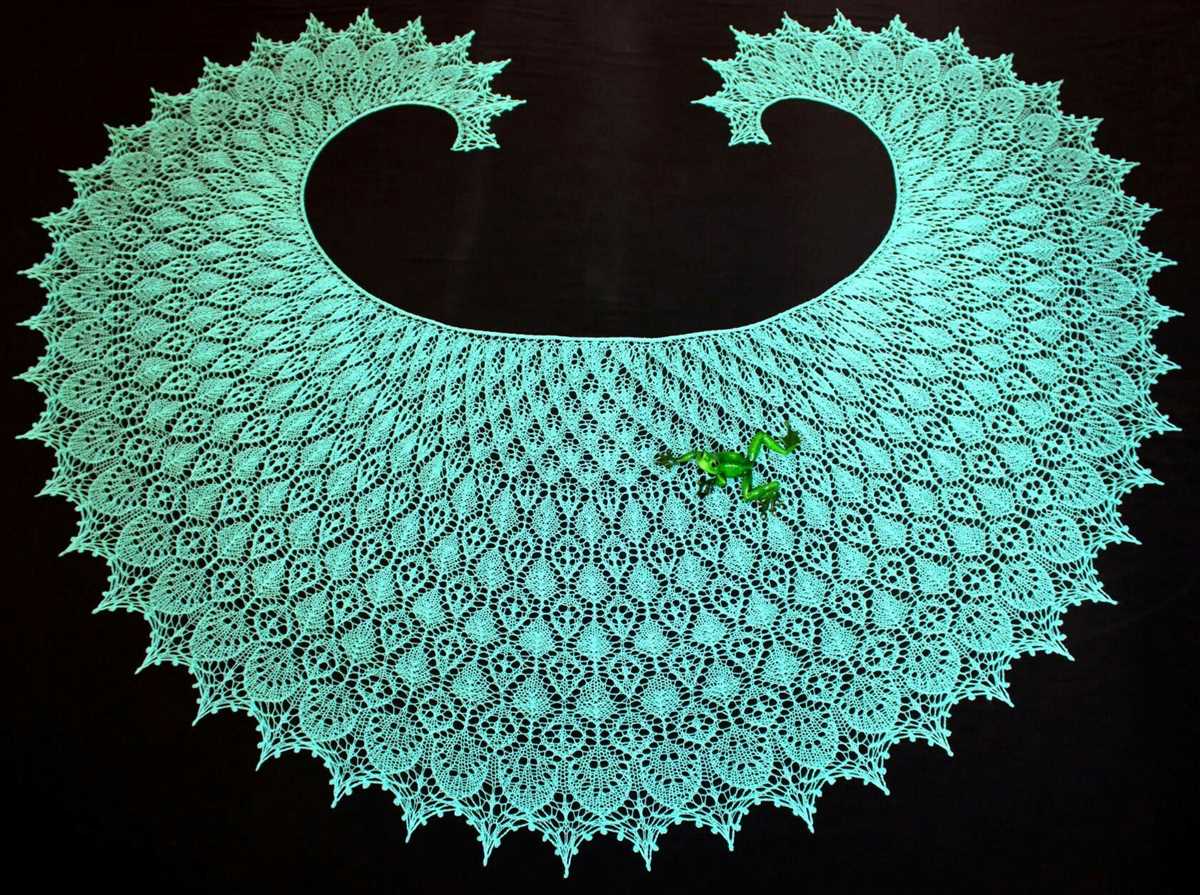 Half circle shawl knit pattern