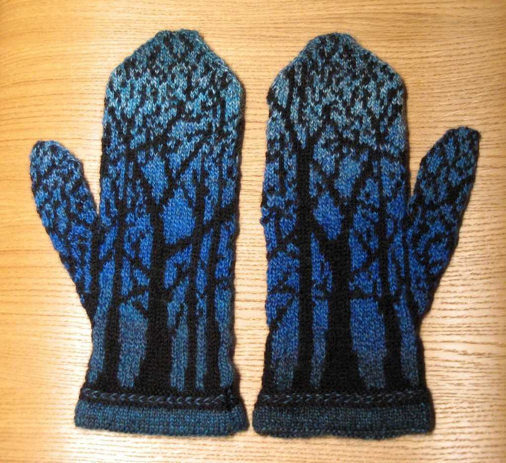 Forest knitting pattern