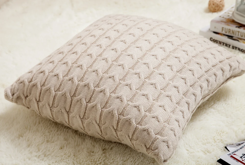 Hand knitted pillow patterns