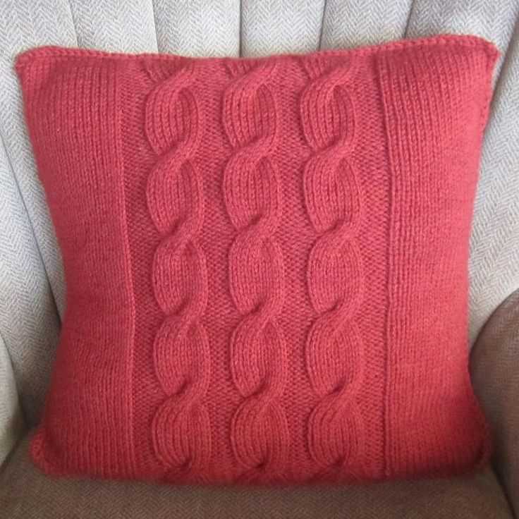 Hand knitted pillow patterns