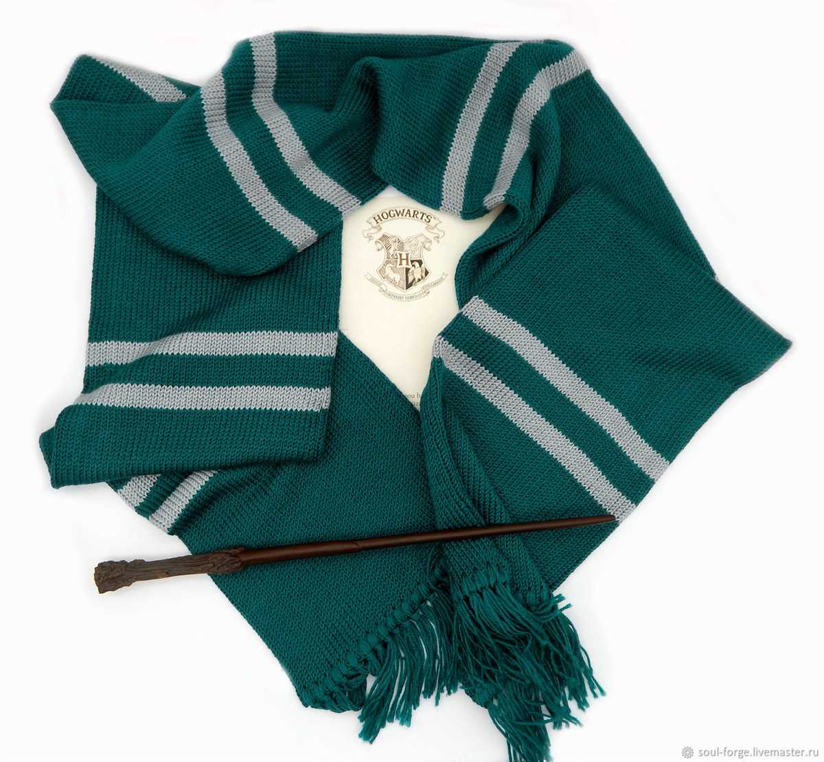 Harry potter slytherin scarf knitting pattern