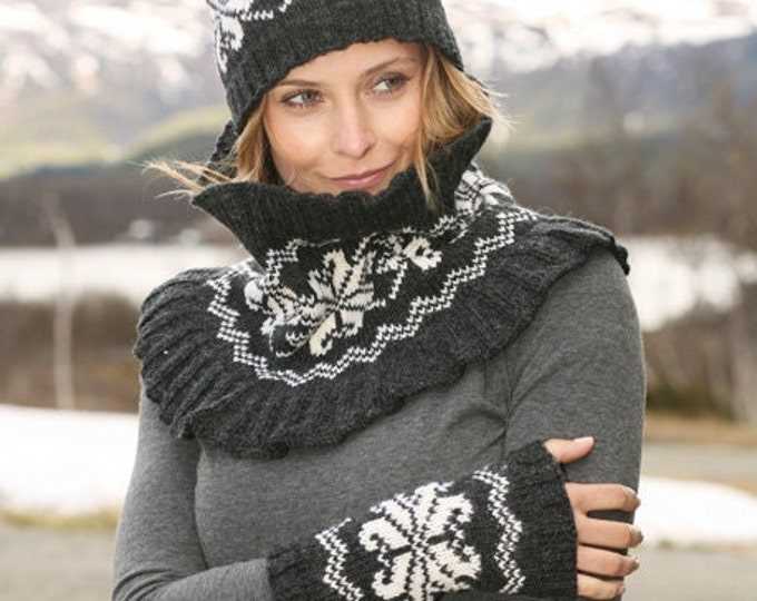 Hat scarf and glove set knitting pattern