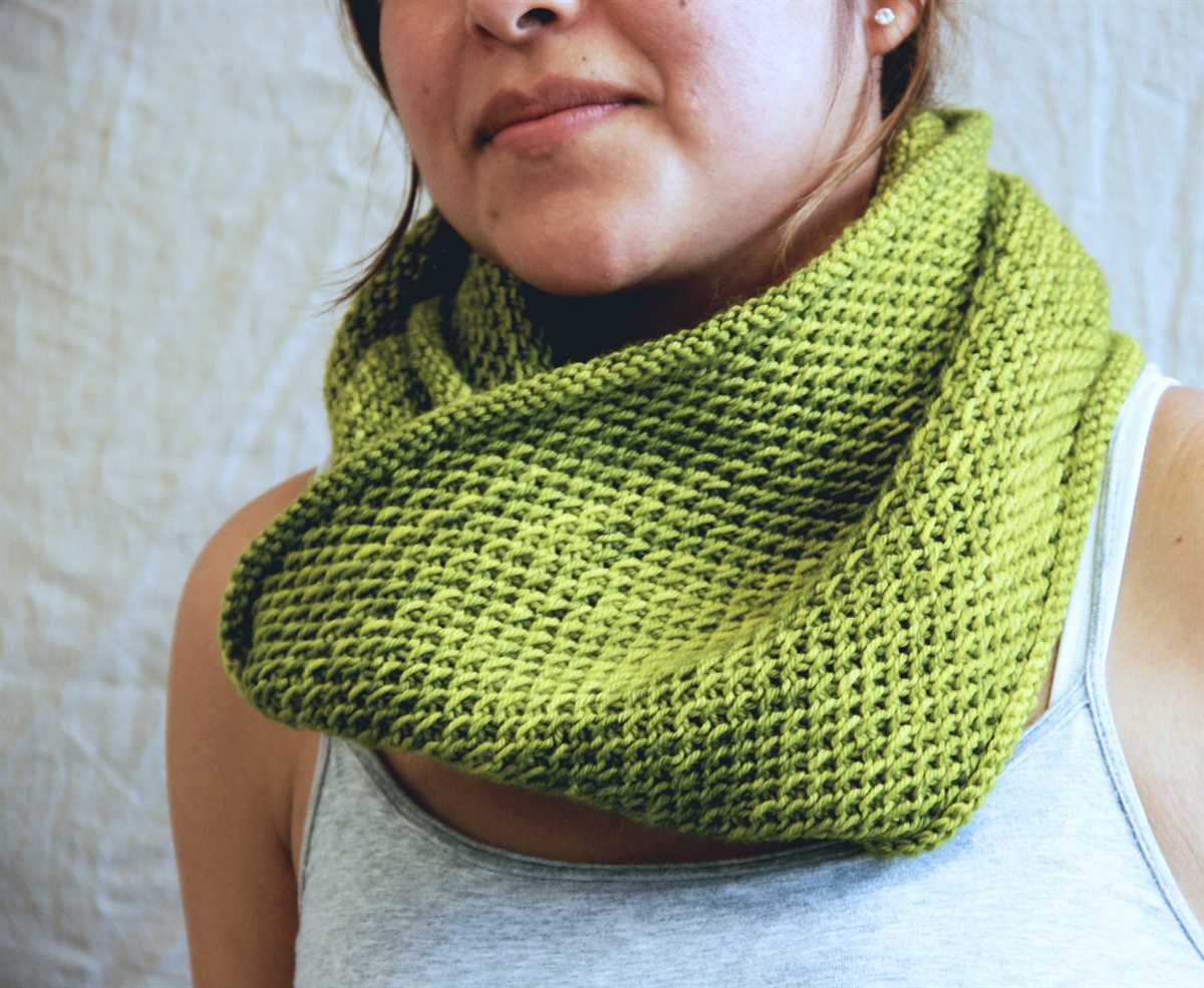 Knitting pattern snood