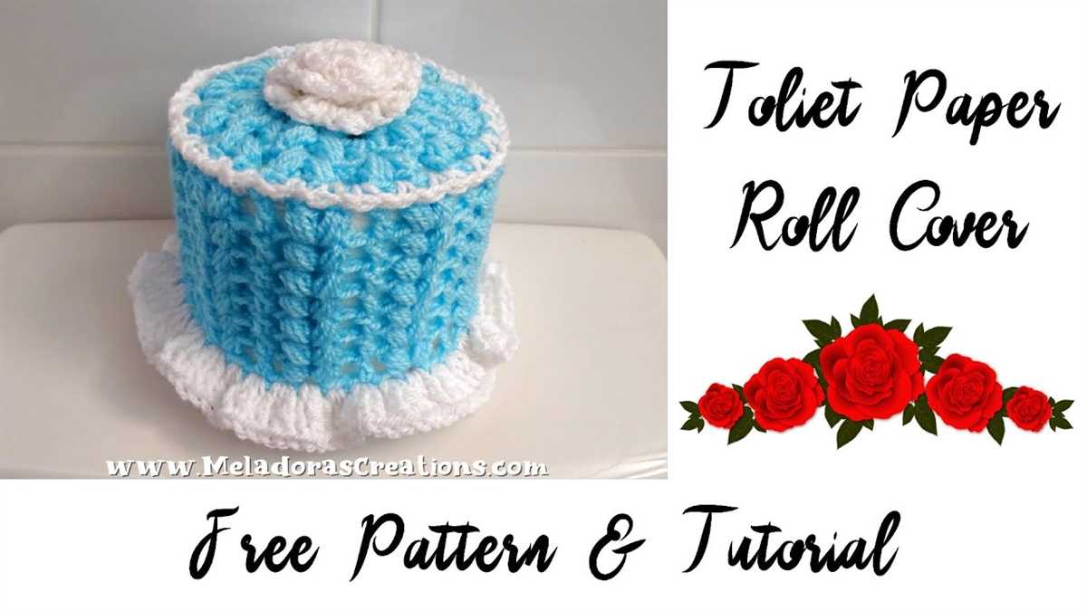 Toilet roll cover knitting pattern