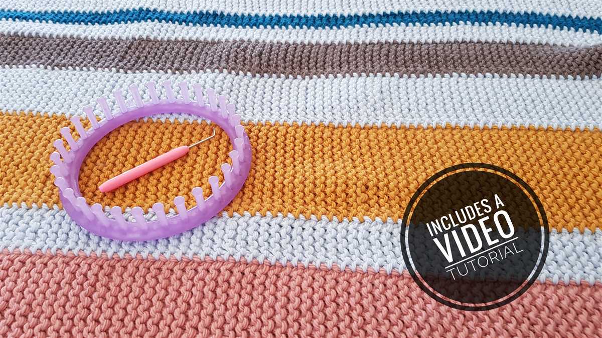 Loom knitting patterns videos