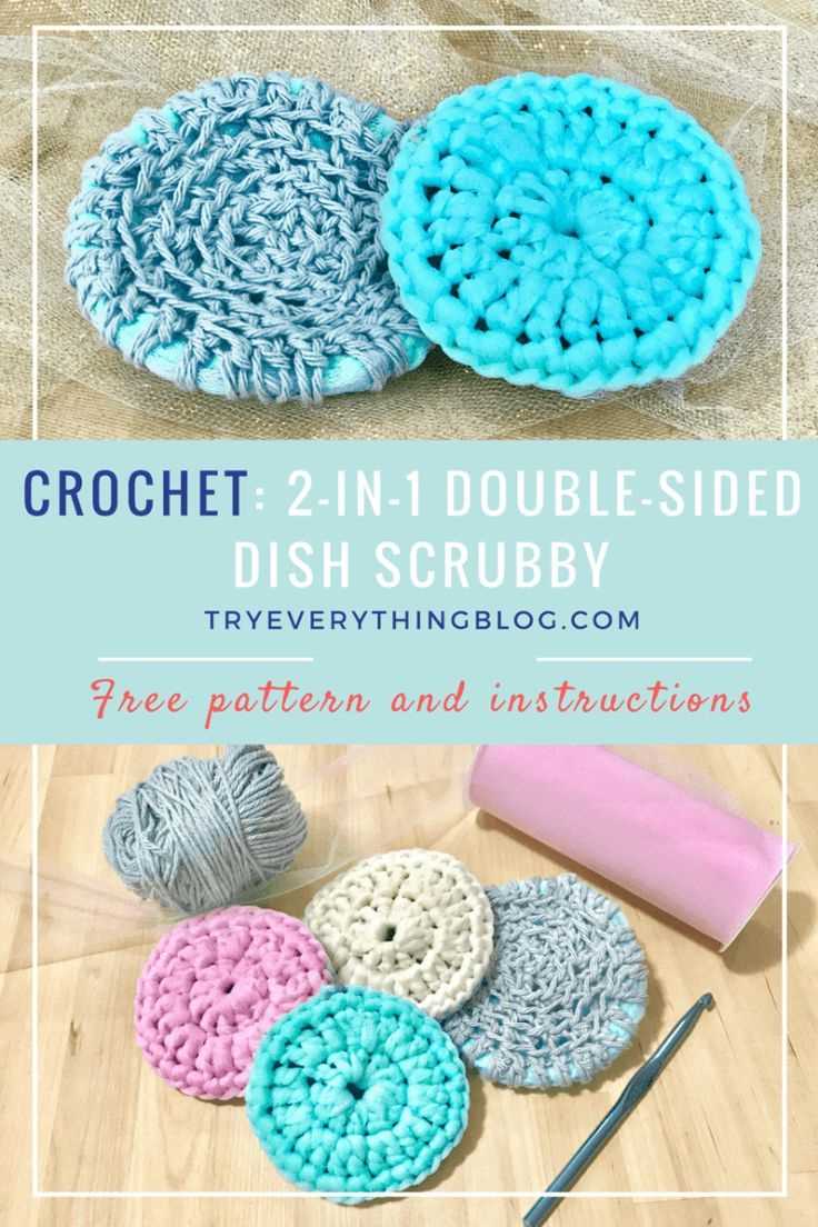 Knitted back scrubber pattern