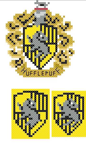 Hufflepuff sweater knitting pattern