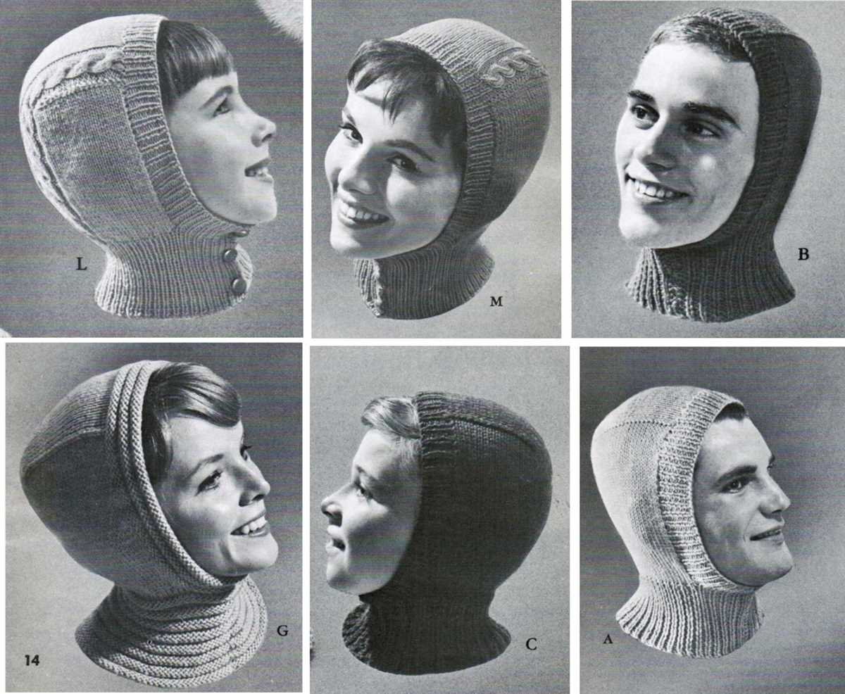 Helmet knitting pattern