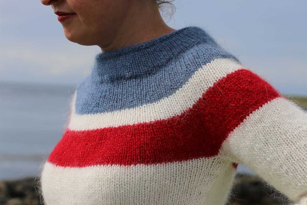 Free boat neck sweater knitting pattern