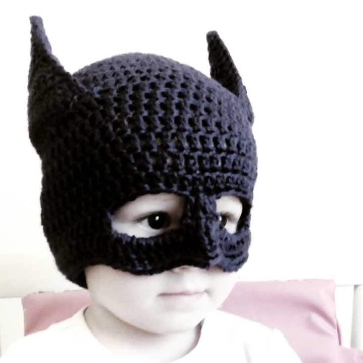 Knitted batman hat pattern free