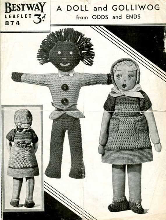 Free vintage doll knitting patterns