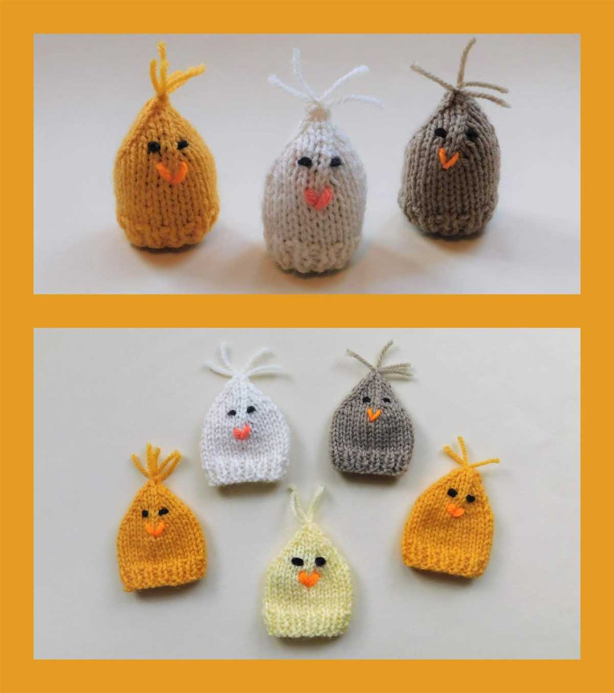 Free knitted bunny egg cosy pattern