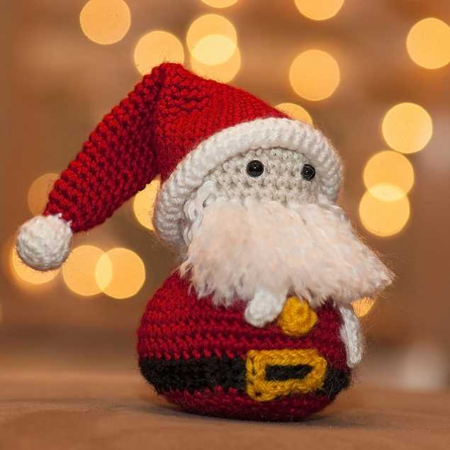 Santa claus knitting pattern free