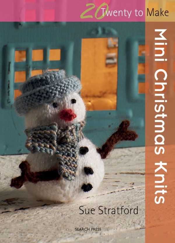 Free mini snowman knitting pattern