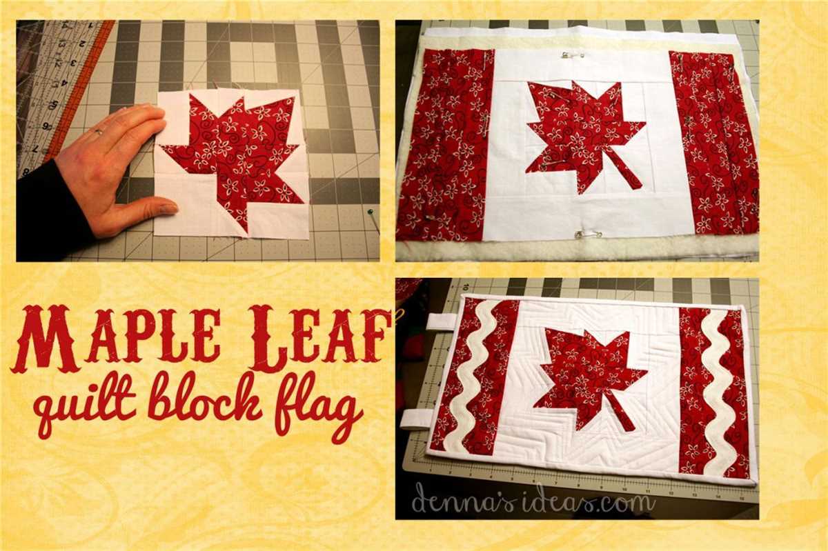 Canadian maple leaf knitting pattern