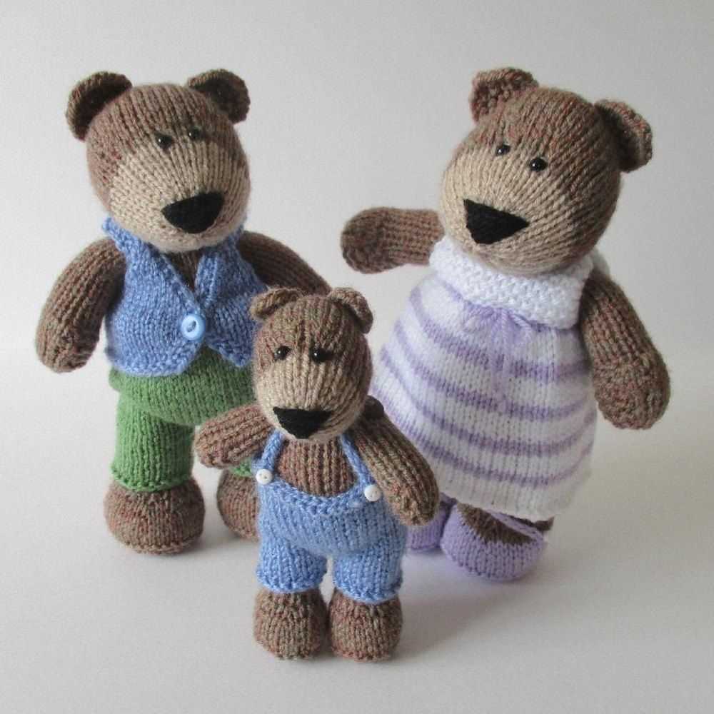 Honey bee bears knitting patterns