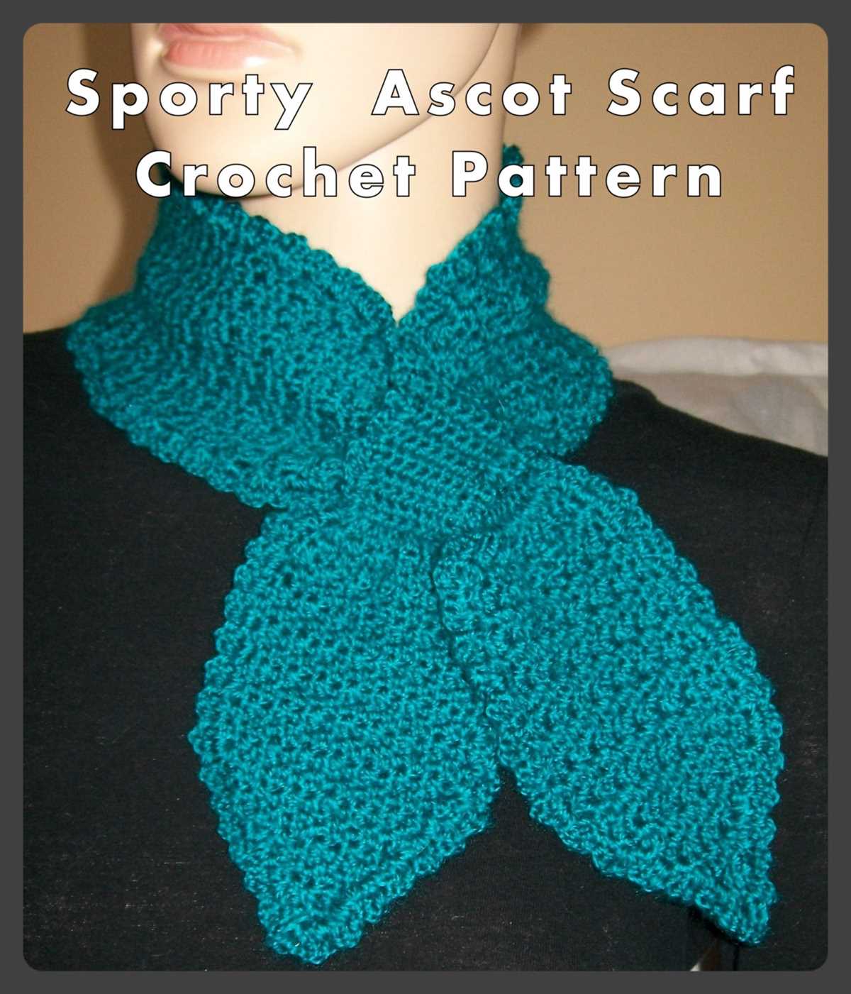 Ascot scarf knitting pattern