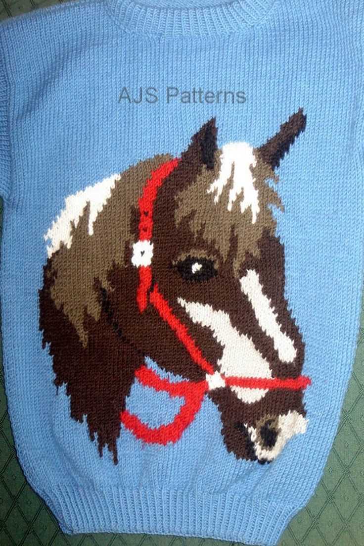 Horse knitting pattern