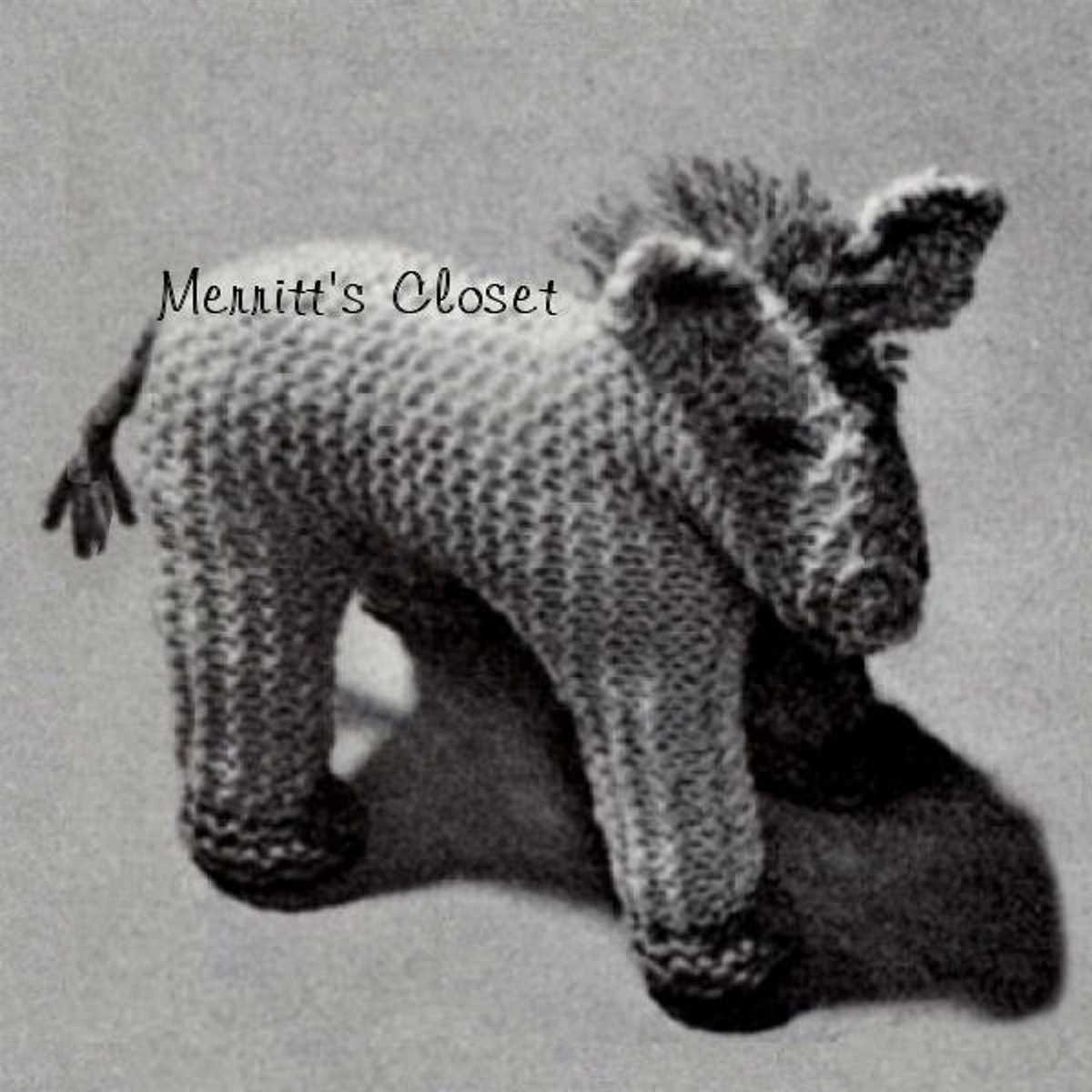 Horse knitting pattern