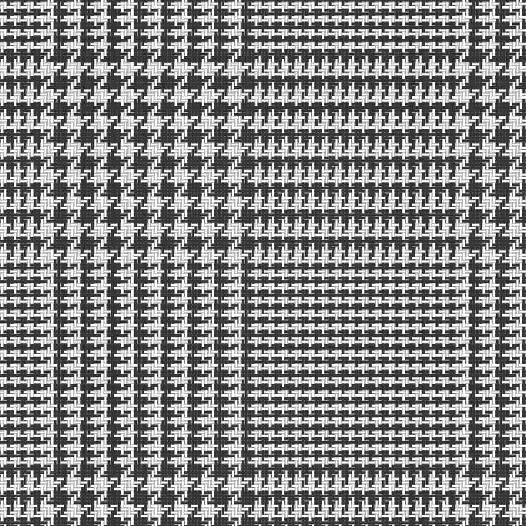 Houndstooth knitting pattern in the round