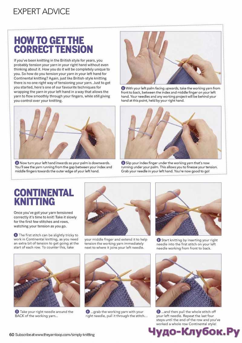 How to change a knitting pattern for different size needles