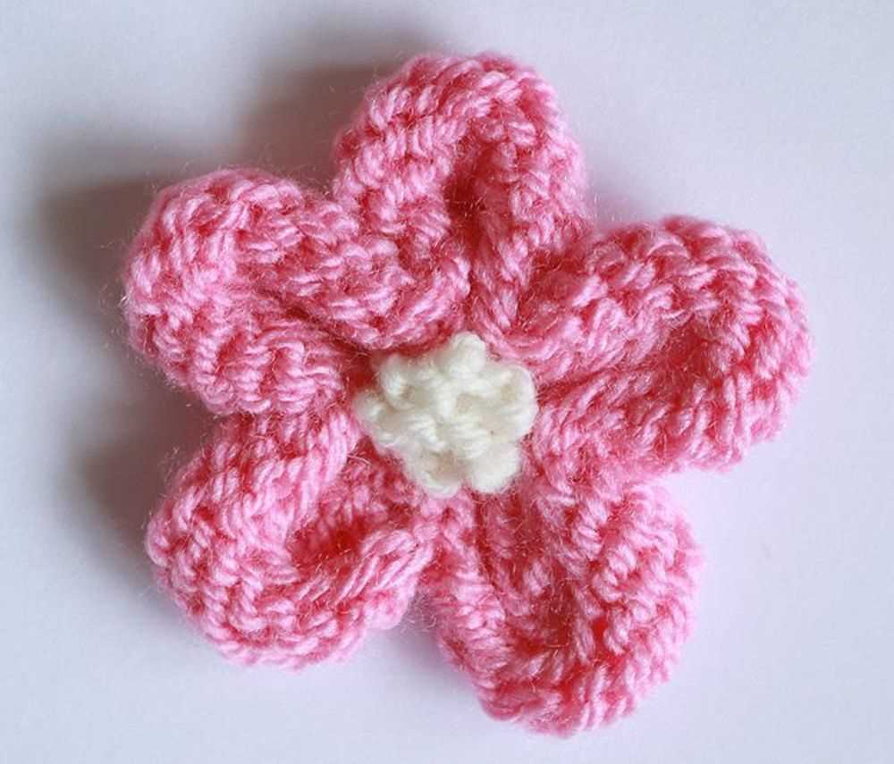 How to knit flowers free pattern