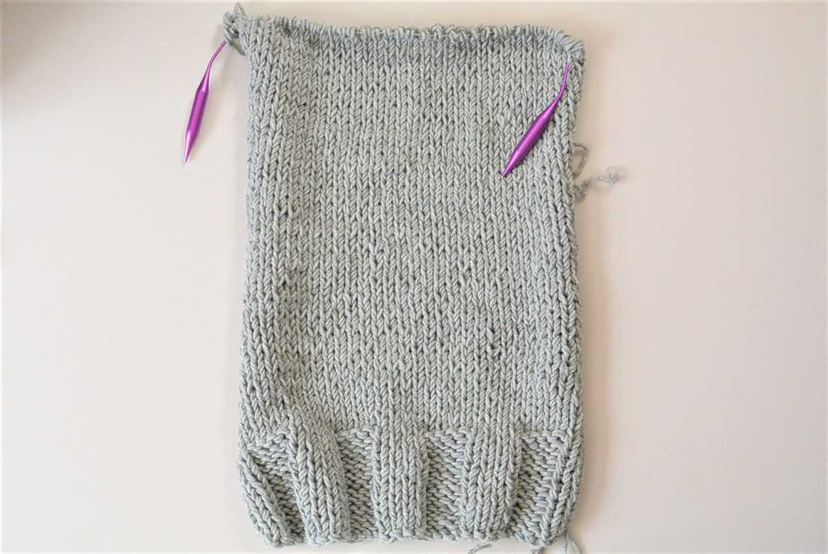 How to knit sweater pattern