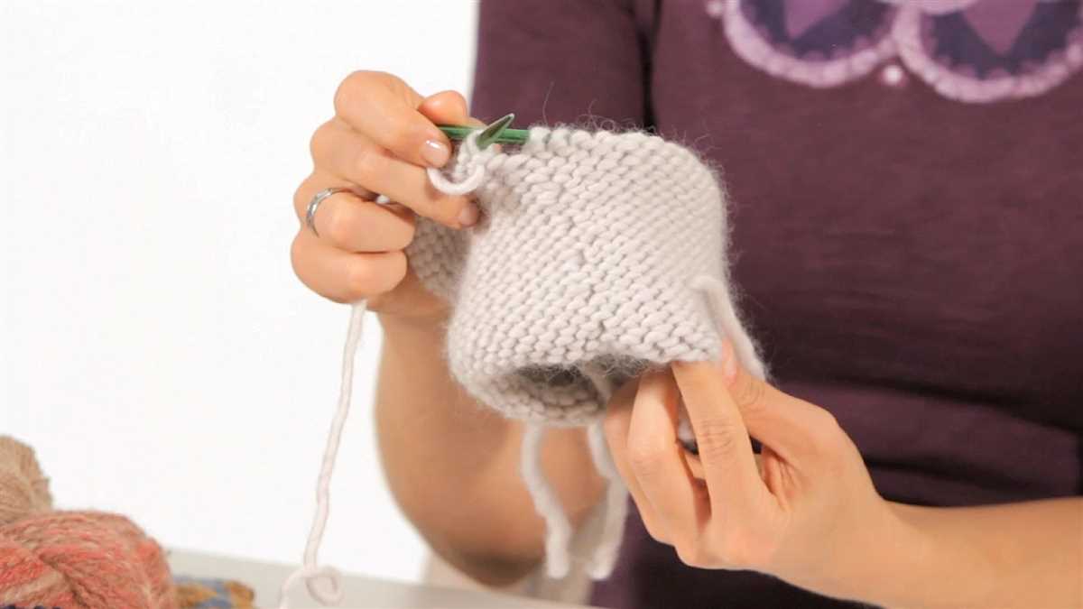 How to convert circular knitting pattern to flat