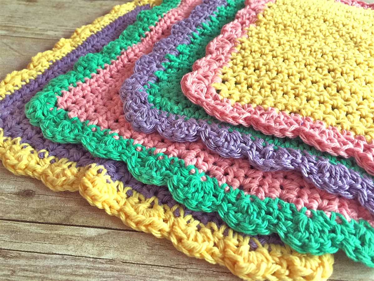 How to knit dishcloths free patterns