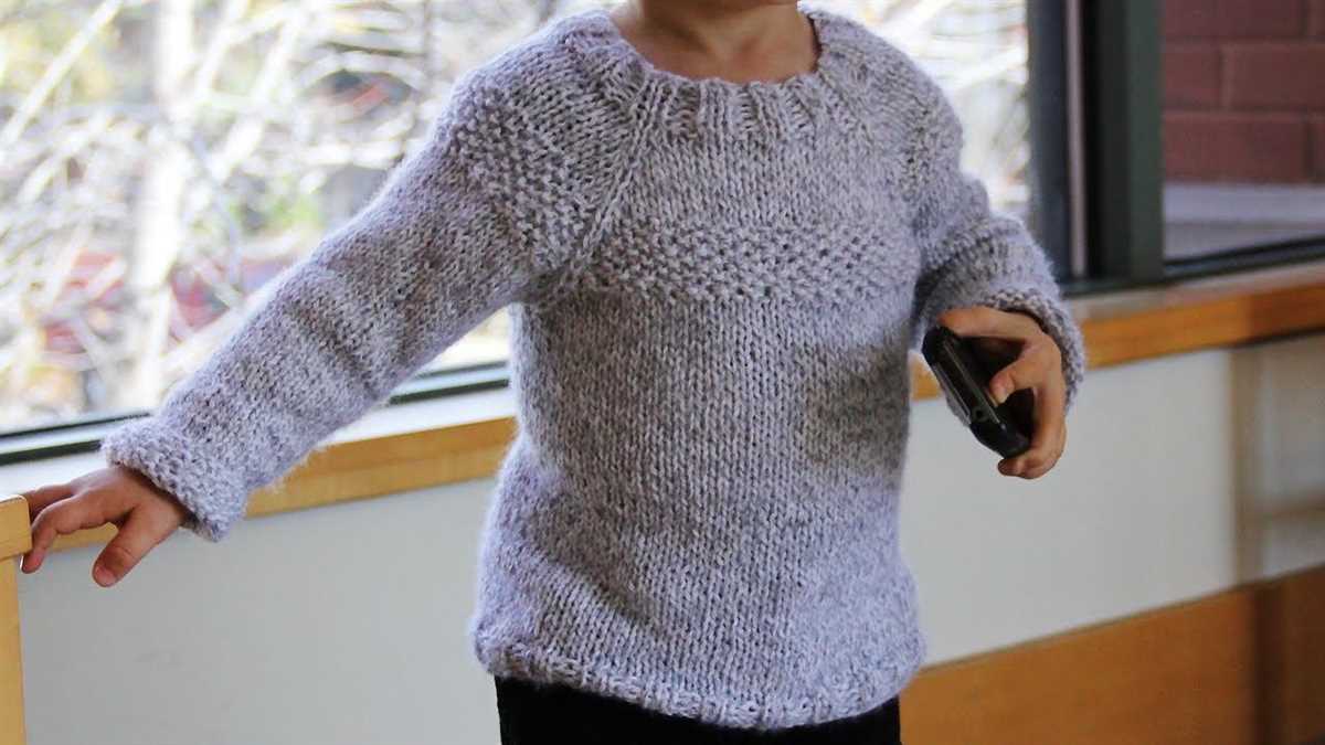 How to knit sweater pattern