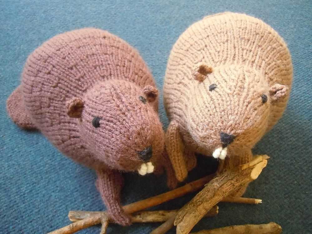 Beaver knitting pattern