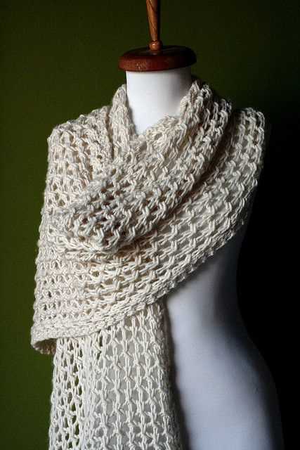 Wrap scarf knitting pattern