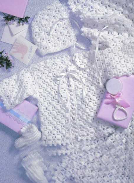 Newborn layette knitting patterns free