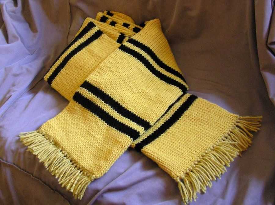 Hufflepuff sweater knitting pattern