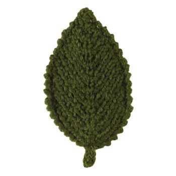 Knitted leaf pattern free