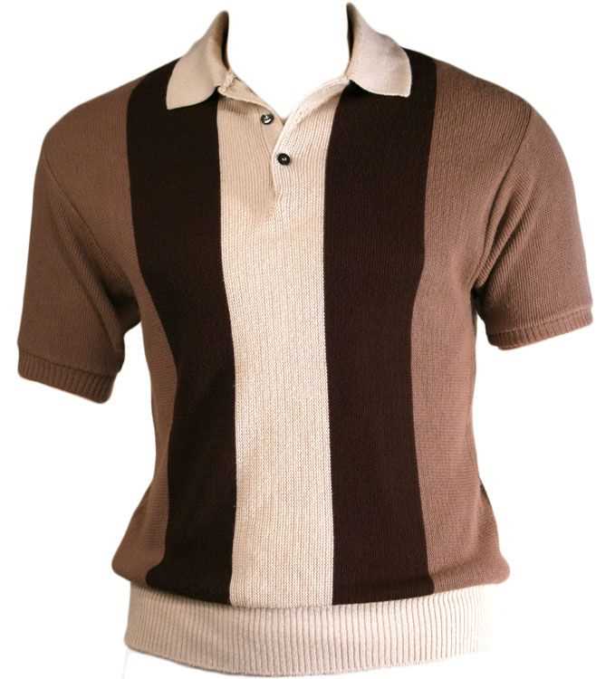 Knitted polo shirt pattern